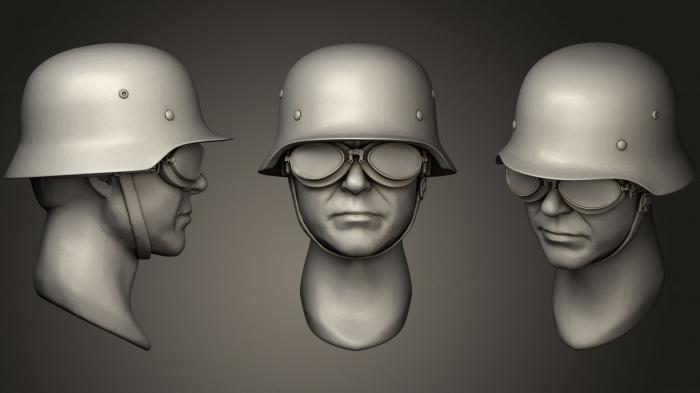 Military figurines (STKW_0458) 3D model for CNC machine